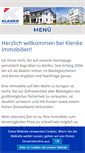 Mobile Screenshot of klenke-immobilien.de